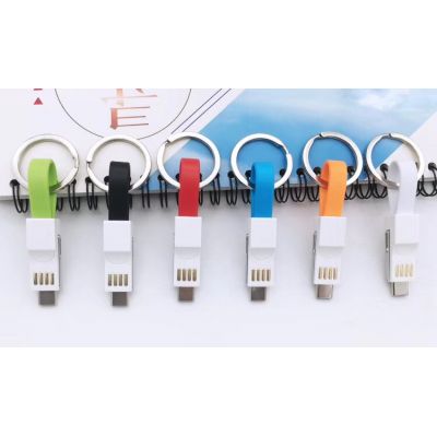 3 in 1 magnetic keychain usb cable