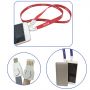 2 in 1 lanyard keychain usb cable