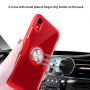 Phone case with magnetic metal plate&finger ring holder