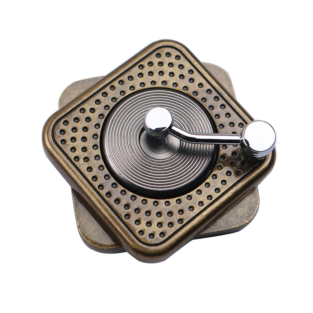 Record Player Design Pushing Card Fidget Toy