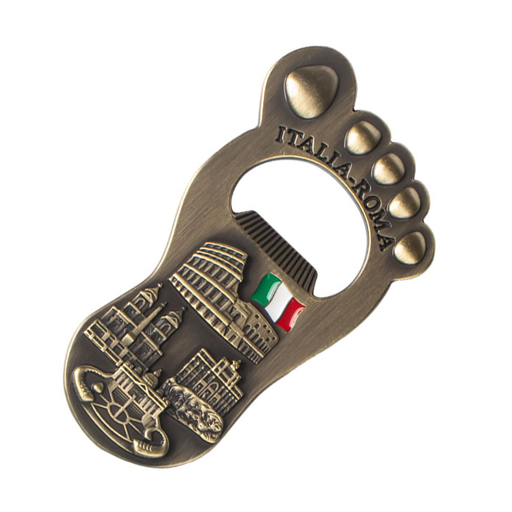Bigfoot Refrigerator Magnet Bottle Opener