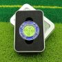 Leveling golf ball marker