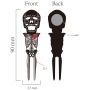 Skull design golf divot repair tool 