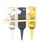 Bottle opener golf divot repair tool